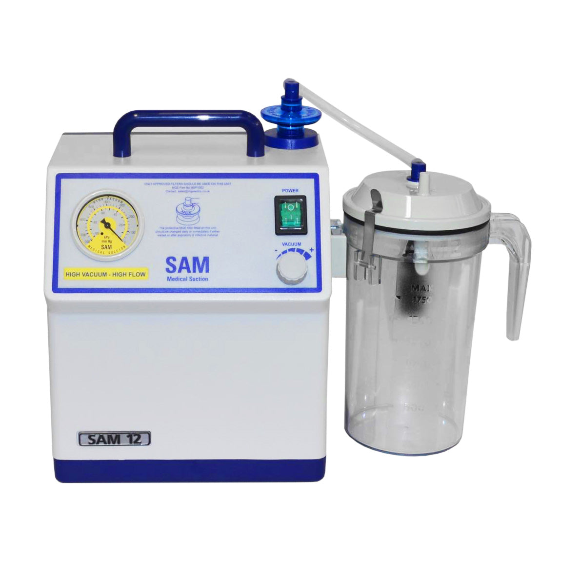 MGE SAM 12 Suction Machine Static Unit – Nebulisers Direct